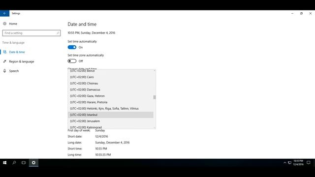 Как изменить часовой пояс в Windows Server 2016 & Windows 10 смотреть онлайн