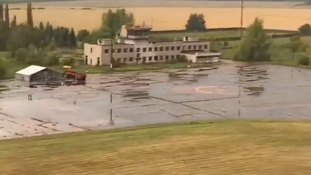 Аэропорт Стерлитамака. Обзор из вертолета смотреть онлайн