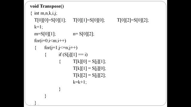 Sparse Matrix Transpose: Program смотреть онлайн