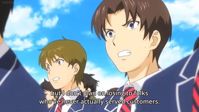 Yukihira Soma challenges everybody on Stage Speech in TOTSUKI Shokugeki no Soma S1 смотреть онлайн