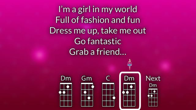 Barbie Girl Ukulele Play Along