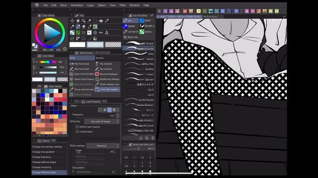 How to use digital screentones as textures in your webcomic! | Vampbyte смотреть онлайн