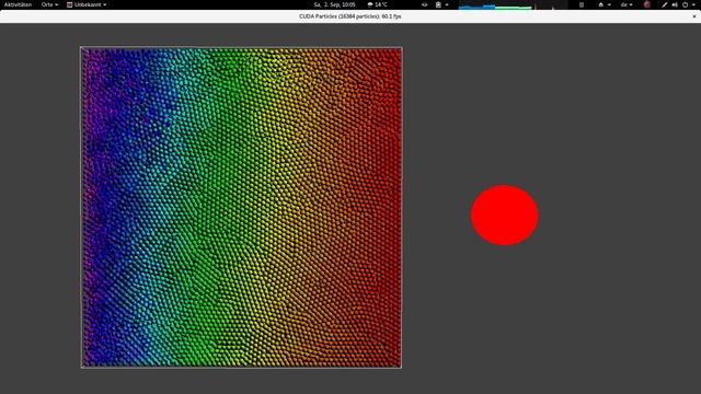 CUDA Particles Test with 16 thousands particles смотреть онлайн