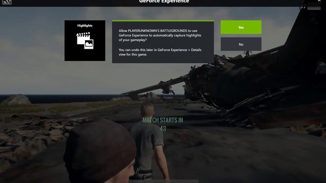 Enable NVIDIA Shadow Play Highlights PUBG Player Unknown's Battlegrounds
