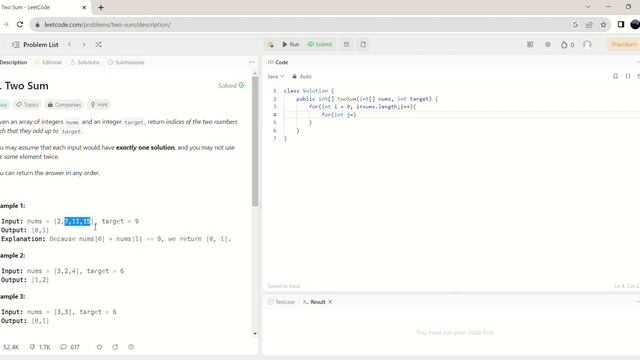 Leetcode first problem | Day-1 of Day-365 смотреть онлайн