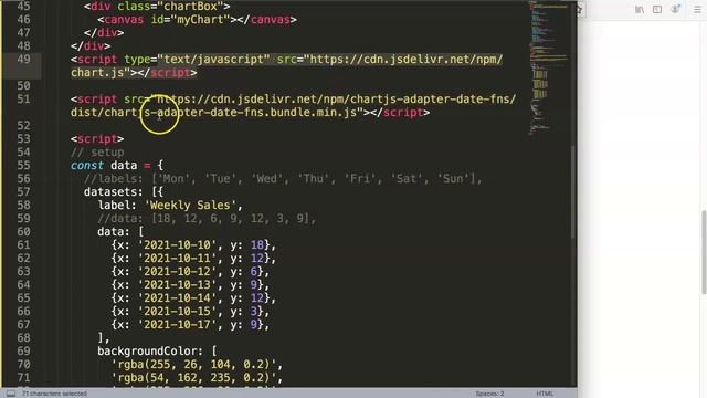 How to fix X-axis Scale in the Time Cartesian in Chart.js смотреть онлайн