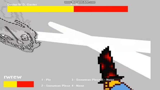 3d undertale gaster with undertale watermark смотреть онлайн