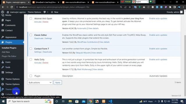 09# Plugin Development 01#Development Admin Menu || Bangla Tutorial || WordPress Hook смотреть онлайн