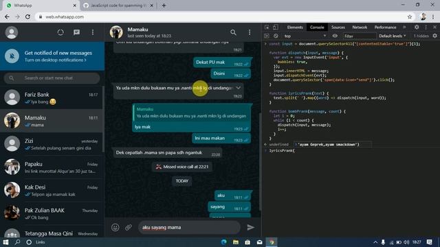 Cara Spam di What'sApp Web mudah dan cepat смотреть онлайн