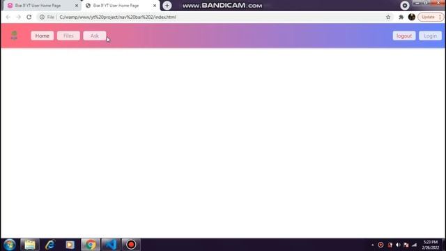 Responsive Navbar using html css | Navigation Bar | ELSE IF смотреть онлайн