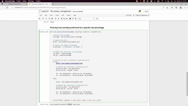 Templates MetaTrader 5 live trading using Python - part 3:Money management with MetaTrader5 / Pytho смотреть онлайн