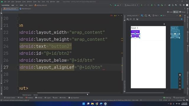 Layouts - Linear, Relative, Constraint, and App Layouts | java android development course смотреть онлайн