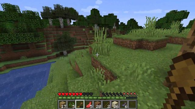 УЧУСЬ ИГРАТЬ МАЙНКРАФТ, МОЕ ПЕРВОЕ ВИДЕО MINECRAFT. смотреть онлайн