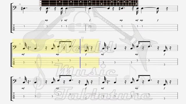 Eels Novocaine For The Soul BASS GUITAR TAB смотреть онлайн