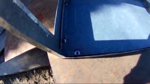 Самодельная разборная печка в палатку,  для походов.