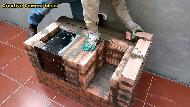 How to make a wood stove and oven, with bricks and cement, a 2 in 1 wood stove смотреть онлайн