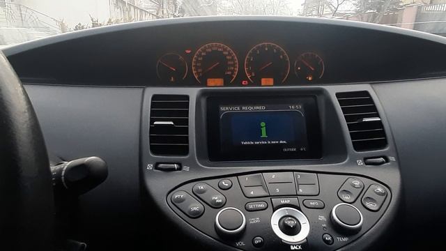как считать ошибки и сбросить check на Nissan primera p12 смотреть онлайн