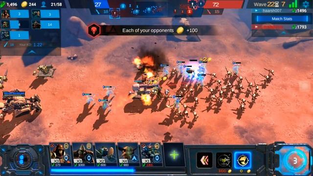Art Of War: Red Tides - Terran Build (Android Gameplay) смотреть онлайн