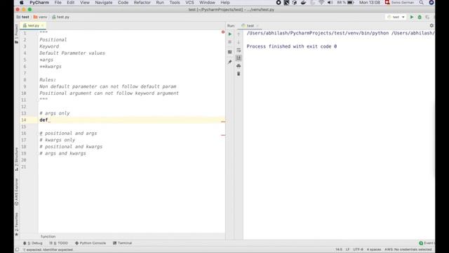 Python Tutorial | Functions | Parameters, Types, Rules смотреть онлайн