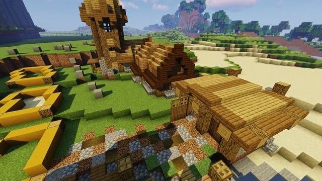 ПРИБРЕЖНАЯ ДЕРЕВНЯ В МАЙНКРАФТ?!|Minecraft строительство 1.14.4 смотреть онлайн
