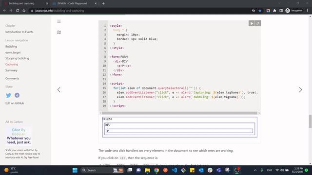 HTML Event capturing بالعربي смотреть онлайн