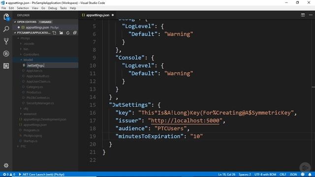 46 Add Settings to JSON File and Read the Settings смотреть онлайн
