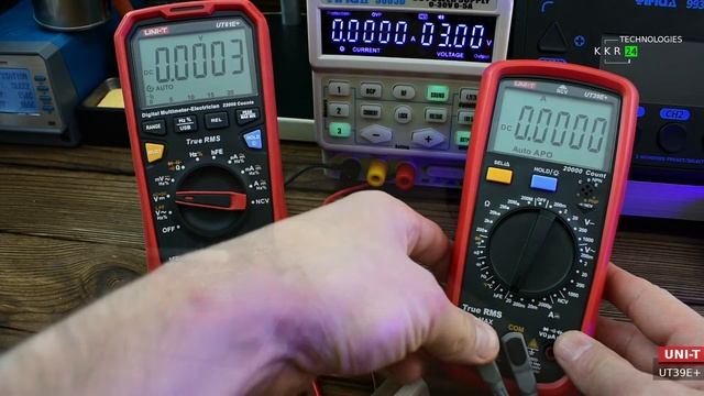 UNI-T UT39E+ Обзор высокоточного мультиметра Digital Multimeter смотреть онлайн