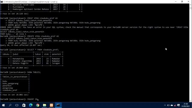 VIEW, ORDERING, GROUPING, HAVING | DataBase mysql смотреть онлайн