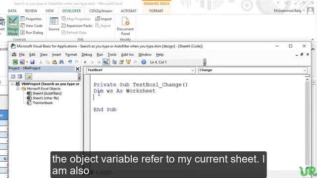 VBA To make your excel dataset search as you typeTrick 5 смотреть онлайн