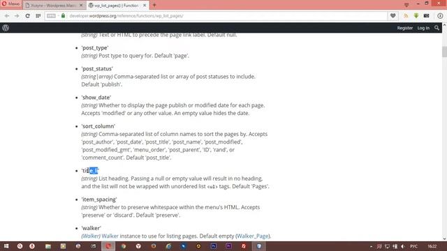 #7 Вывод дочерних страниц Wordpress. Функция wp_list_pages смотреть онлайн