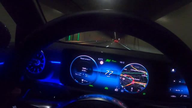 Mercedes Benz CLA Shooting Brake by Night смотреть онлайн