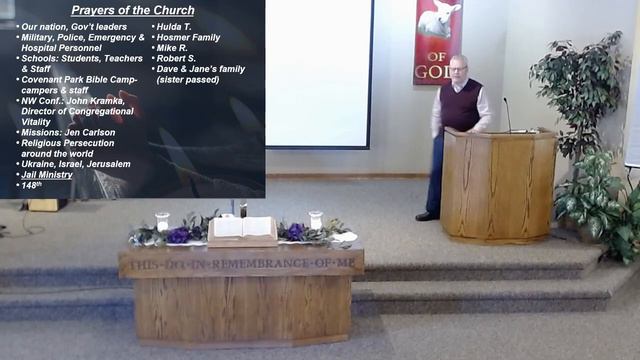 February 26th, 2023 Mahtowa Covenant Church Sunday Service смотреть онлайн