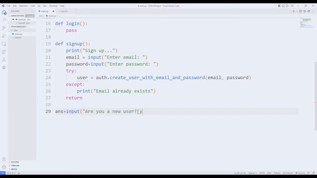 Python Firebase Authentication SIGNUP AND LOGIN смотреть онлайн