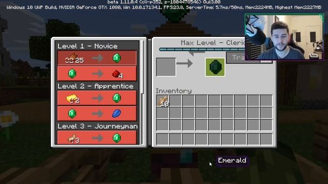 MCPE 1.11.0.4 BETA VILLAGE & PILLAGE! Minecraft Pocket Edition NEW Hero Villager & Trades! смотреть онлайн