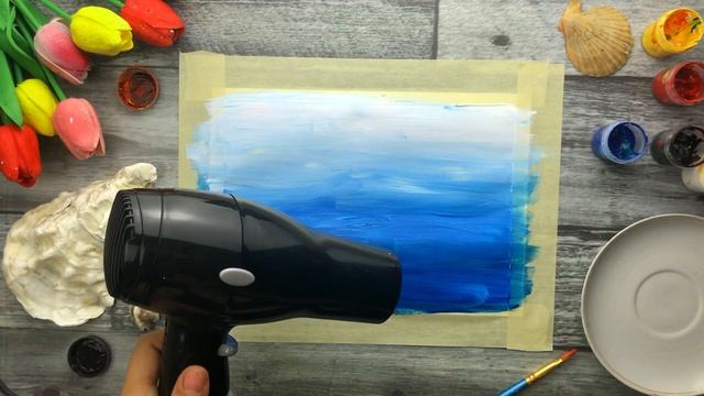 КАК БЫСТРО ВЫСУШИТЬ РИСУНОК ? • Что бы слой просох быстрее • Лайфхак смотреть онлайн