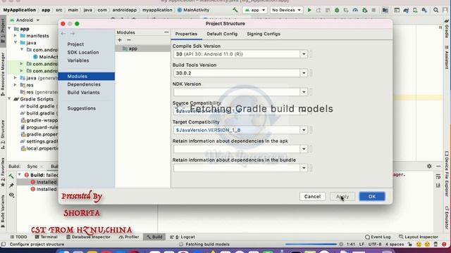 Fix could not parse the android application module's gradle config.Resolve gradle | Connect Firebas смотреть онлайн