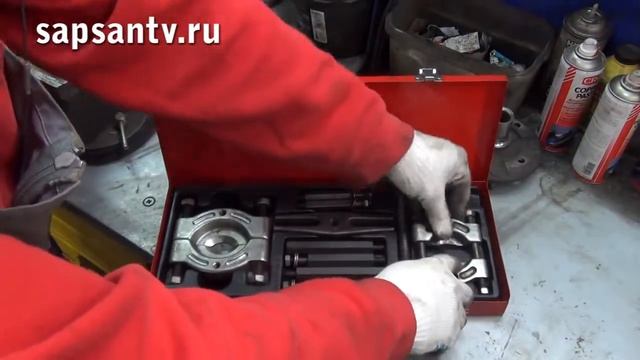 Ступичный подшипник как снять заклинившую обойму Обзор съемника подшипников смотреть онлайн