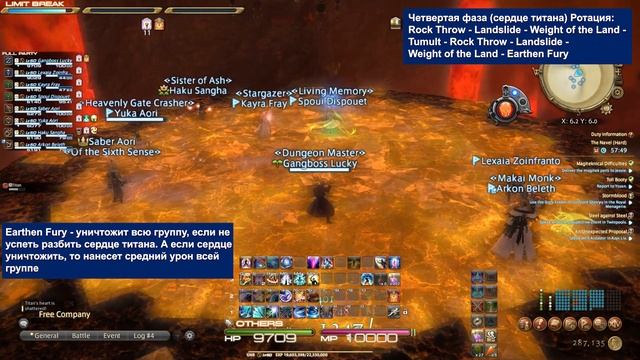 Final Fantasy XIV The Navel, Hard/Extreme Titan / Гайд по игре! смотреть онлайн