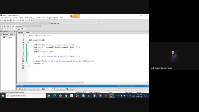 Count/Calculate the Number of Elements of an Array using the sizeof() Operator in C Programming смотреть онлайн