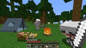 ?✈️КРУШЕНИЕ НА ОСТРОВ МУЛЬТЯШНОГО КОТА В МАЙНКРАФТ! ШЕДИ ЛЕСКА И НУБИК КАРТУН КЭТ САМОЛЁТА MINECRAF