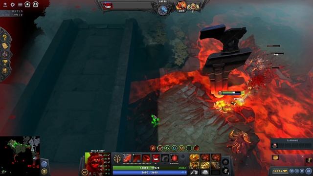 СУПЕР ПУДЖ БОЙ 33.000.000 ХП / ROSHAN DEFENSE / Дота 2 смотреть онлайн
