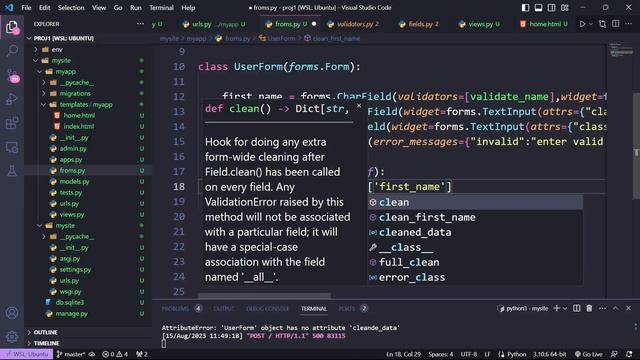 Form validation in django | Nepali смотреть онлайн