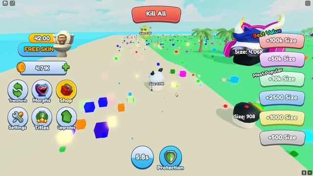 Skibidi Tuvalet Herkesi Yeme Oyunu!! - Roblox Hungry Head смотреть онлайн