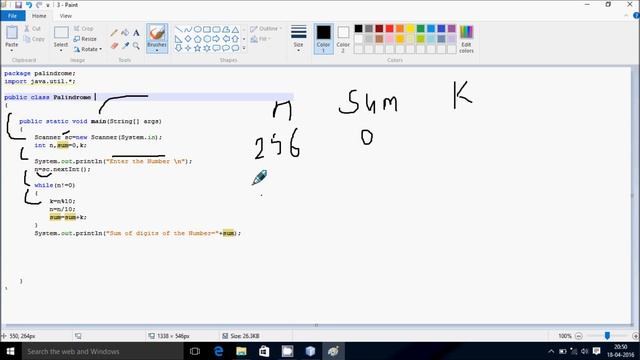 Write a Program to Find Sum of Digits in Java смотреть онлайн