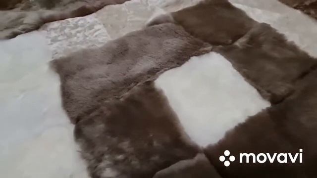 КОВЕР-ПОКРЫВАЛО ИЗ МУТОНА "РОМБЫ" (КОД: 4454) смотреть онлайн