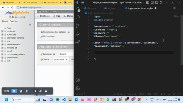 Login Logout Authentication using PHP MYSQL in Tamil #phpprojectwithsourcecode #coding #login_form смотреть онлайн
