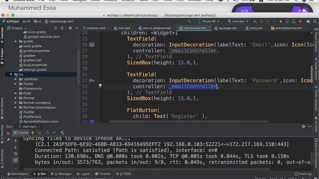 68 Flutter Firebase authentication routes on iOS смотреть онлайн