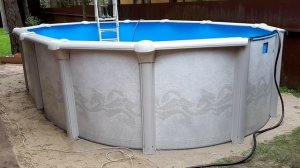 Сборка Морозоустойчивого Бассейна Каркасного на даче. Монтаж Бассейна с Подогревом воды и Очисткой!