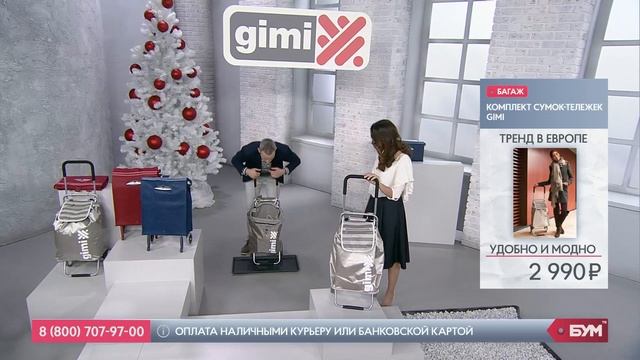Комплект сумок-тележек GIMI: FLEXI И BRAVA смотреть онлайн