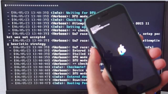 Jailbreak iPhone 8 /8+ /iPhone X iOS 16.5 On Windows with Palen1x смотреть онлайн